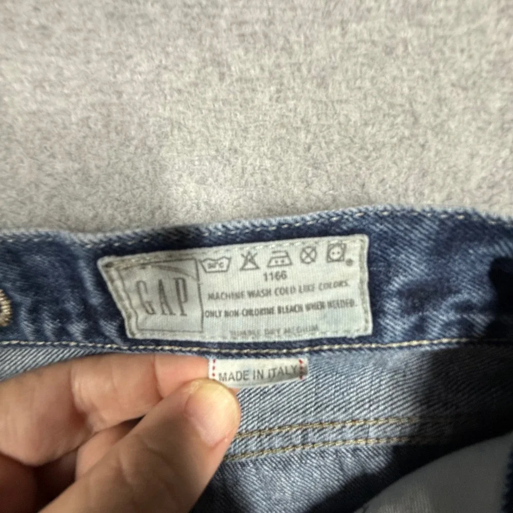 Gap 1969 Red Line Selvedge Jeans Mens 30x34 Made in Italy (28x32 Actual)